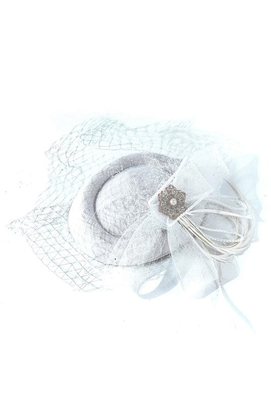 Flower Mesh Flapper Fascinator s14