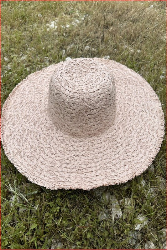 WIDE BRIM SUN HAT