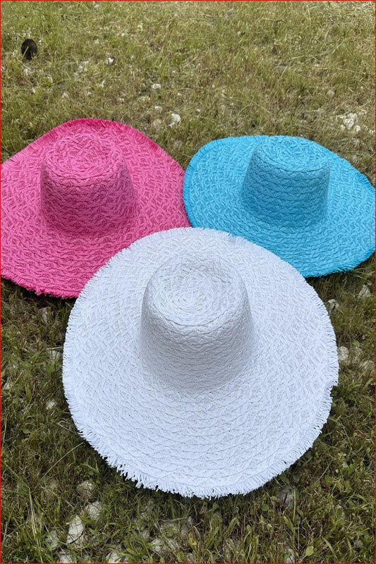 WIDE BRIM SUN HAT