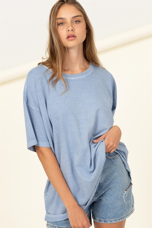 COOL AND CHILL OVERSIZED T-SHIRT