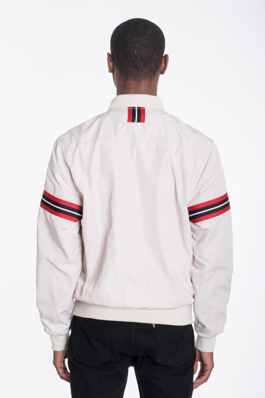 Luxury Woven Taped  Bomber Jacket