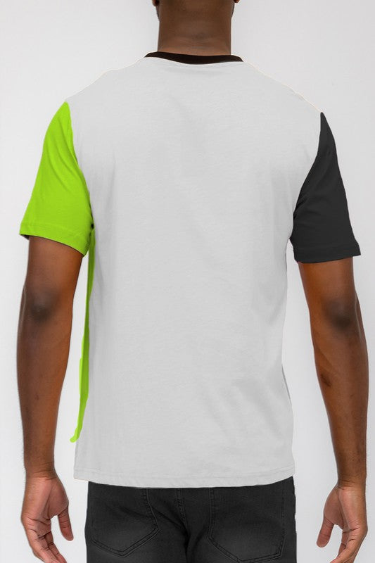 Men's Color Block T Shirt