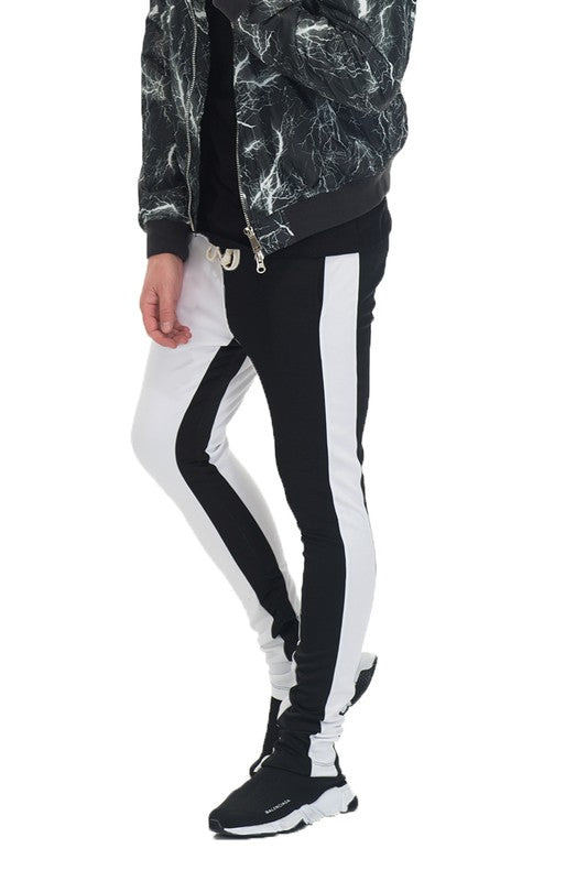 Men's Two Tone Color Block Track Pant Jogger