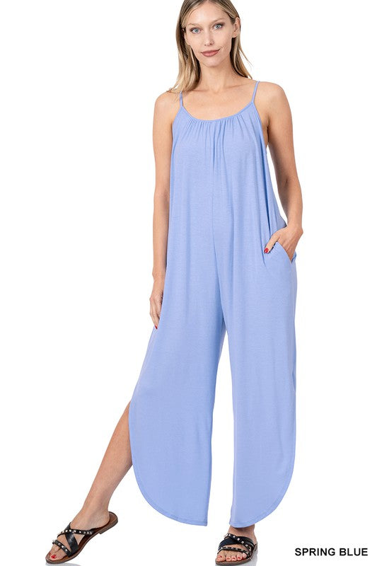 JUMPSUIT WITH SIDE SLITS