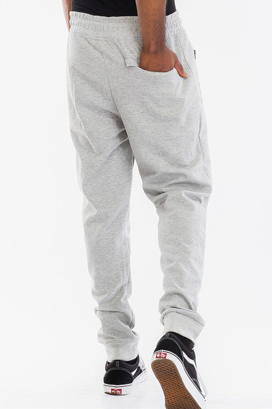 Men's Solid Heathered Jogger
