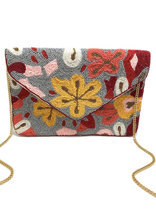 FLower Pattern Clutch Bag CMI-BG-2141