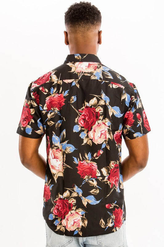 PRINT HAWAIIAN SHIRT