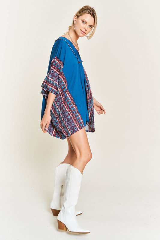 BOHEMIAN PONCHO TUNIC KRT1584