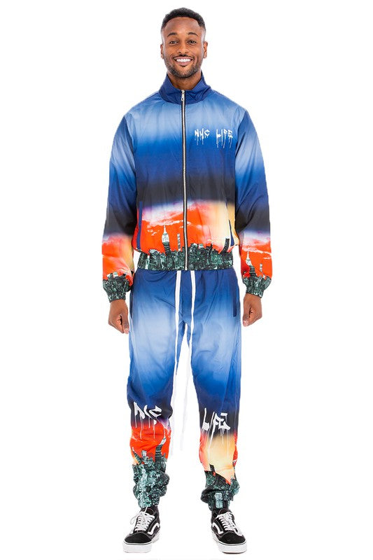 Men's Windbreaker Track Suit