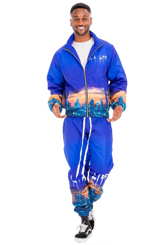 Men's Windbreaker Track Suit