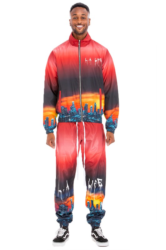 Men's Windbreaker Track Suit