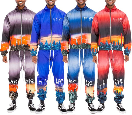 Men's Windbreaker Track Suit