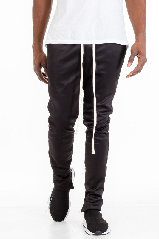 Men's Solid Color Plain Basic Track Pants