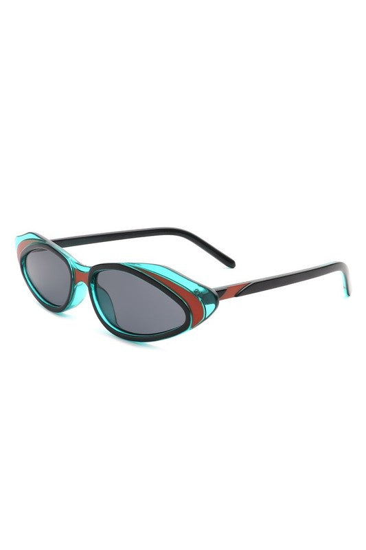 Retro Slim Narrow Cat Eye Fashion Sunglasses