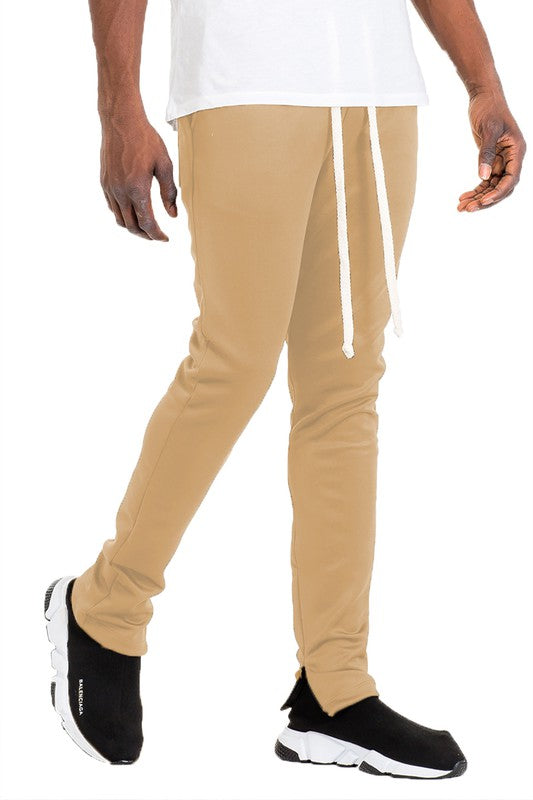 Men's Solid Color Plain Basic Track Pants