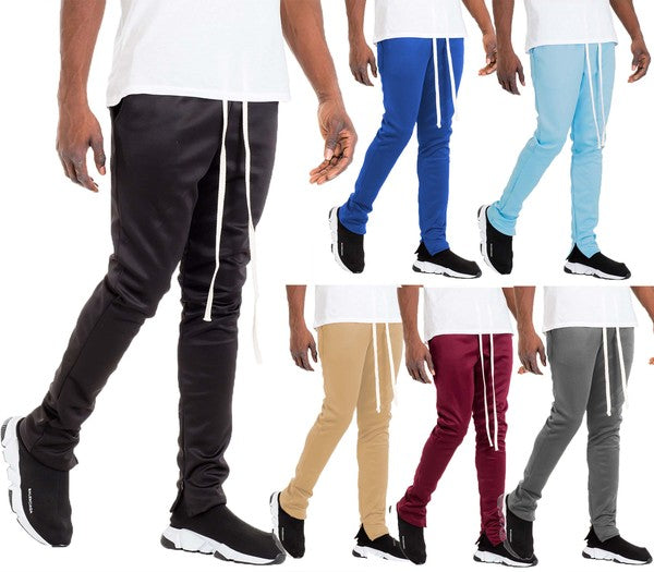Men's Solid Color Plain Basic Track Pants