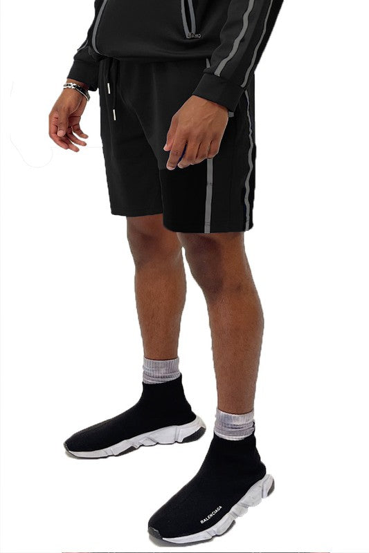 Men's Taped Stripes Shorts