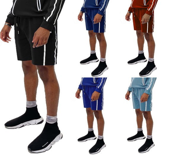 Men's Taped Stripes Shorts