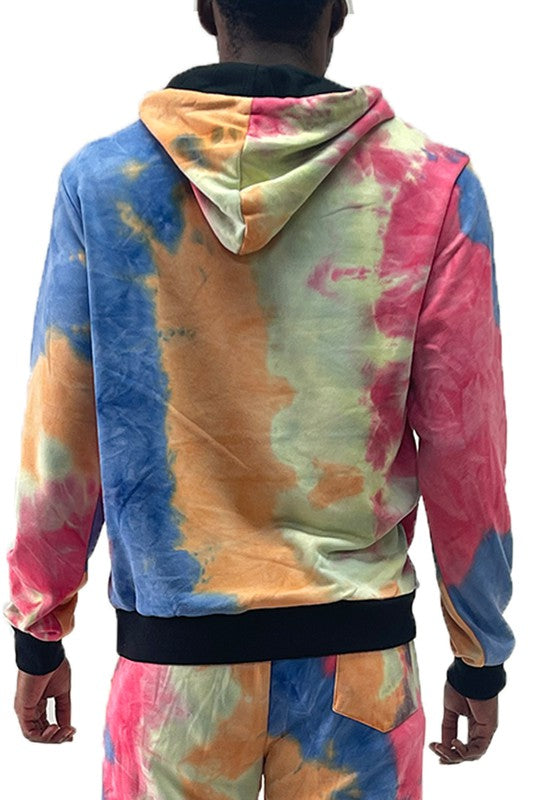 Mens Cotton Tye Dye Hoodie