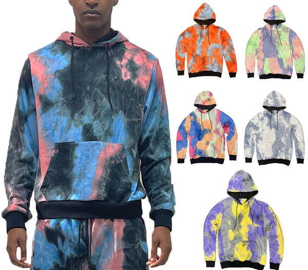 Mens Cotton Tye Dye Hoodie