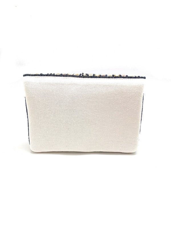 Pearl Beaded Mini Clutch LMC-101