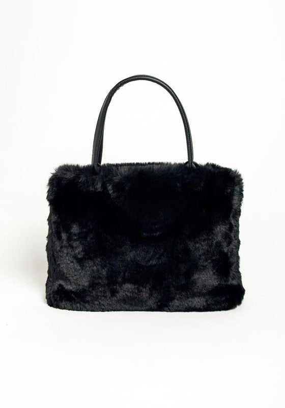 MINI FUR TOTE PURSE