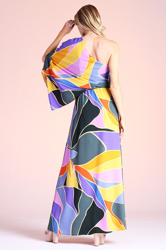 Metamorphosis SLouchy One Shoulder Maxi Dress