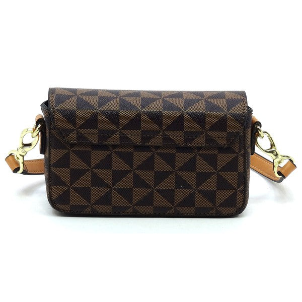 Monogram Bow Flap over Crossbody Bag