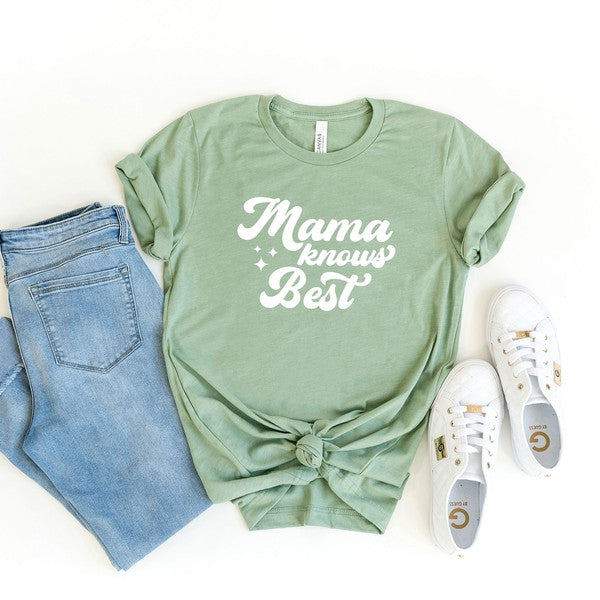 Mama Knows Best Stars Short Sleeve Graphic Tee