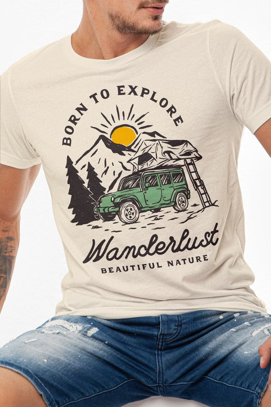 Born to Explore Wanderlust Graphic Tee