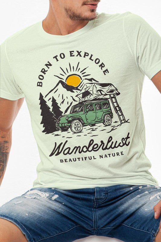 Born to Explore Wanderlust Graphic Tee