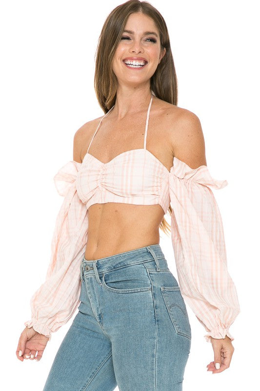 Women's Summer Off Shoulder Long Sleeve TOP