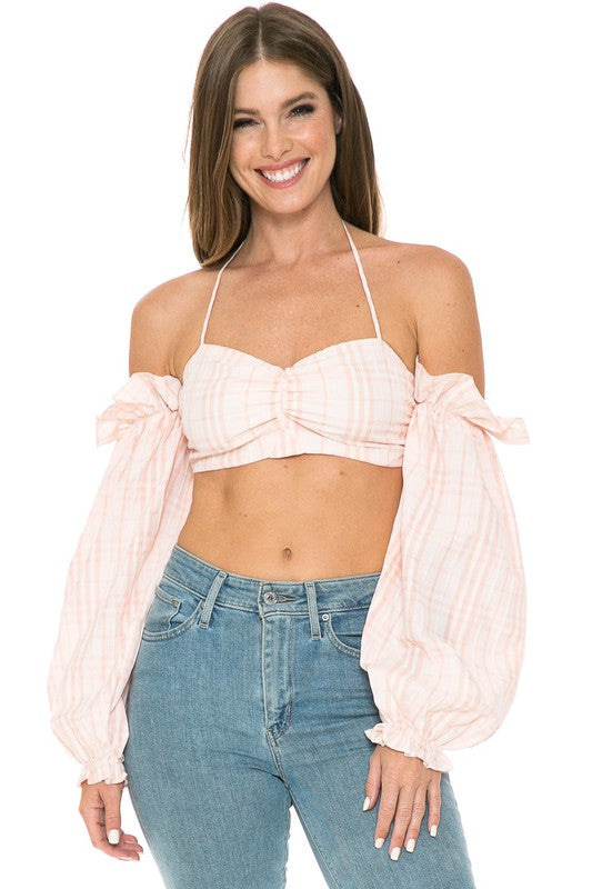 Women's Summer Off Shoulder Long Sleeve TOP