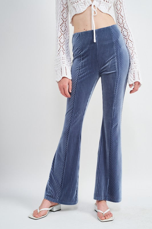 HIGH RISE FLARED PANTS