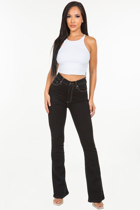 Boot Cut Jean in Black