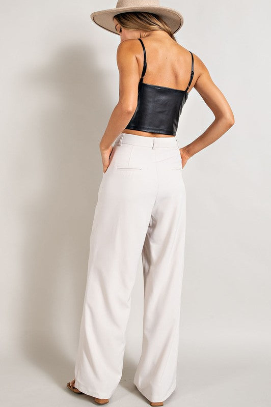 Women's Straight Wide Leg Pants