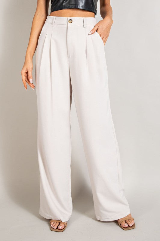 Women's Straight Wide Leg Pants