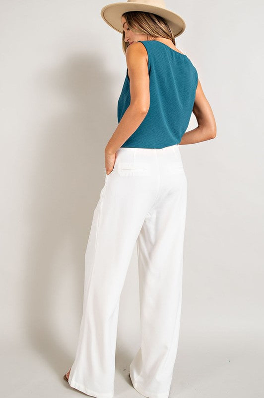 Women's Straight Wide Leg Pants