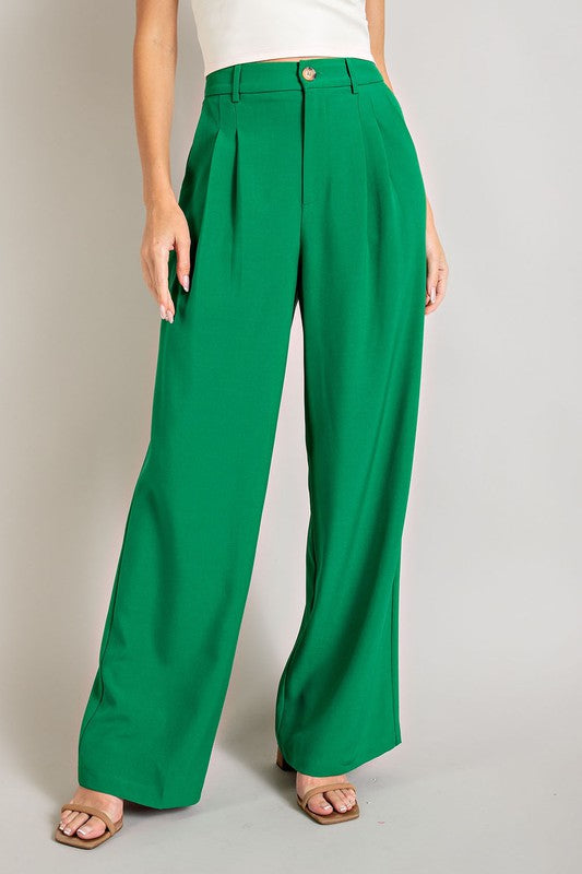 Women's Straight Wide Leg Pants