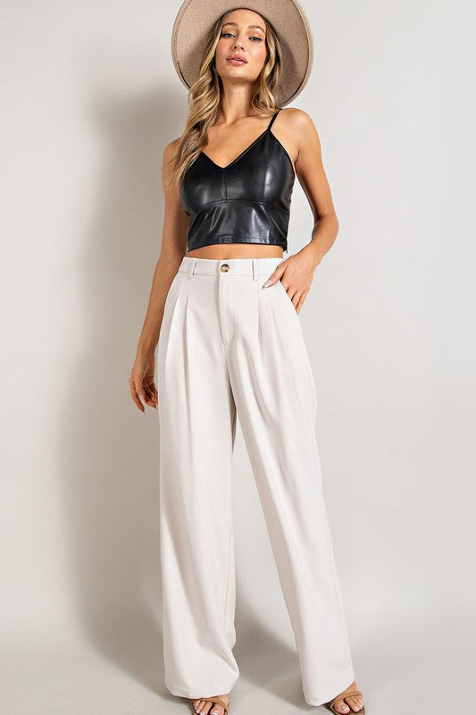 Women's Straight Wide Leg Pants