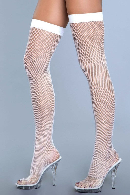 Nylon Fishnet Thigh Highs