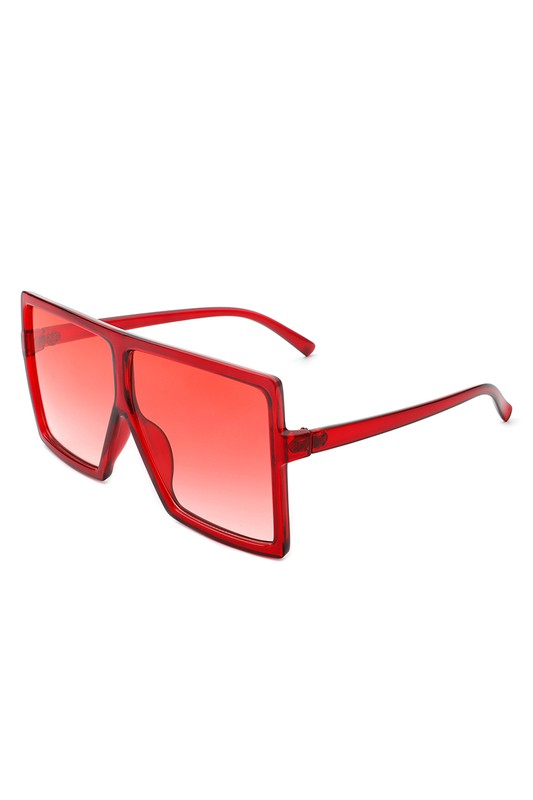 Oversize Square Tinted Women Fashion Sunglasses