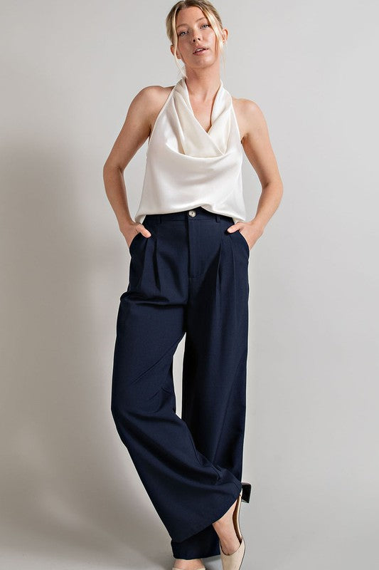 Women's Straight Wide Leg Pants