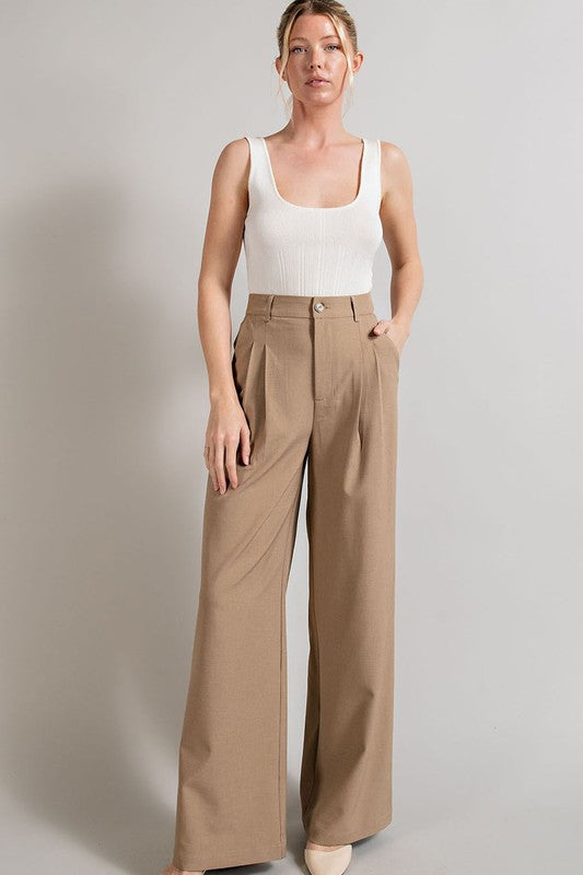 Women's Straight Wide Leg Pants