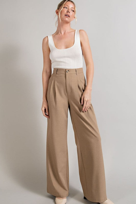 Women's Straight Wide Leg Pants