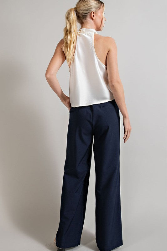 Women's Straight Wide Leg Pants