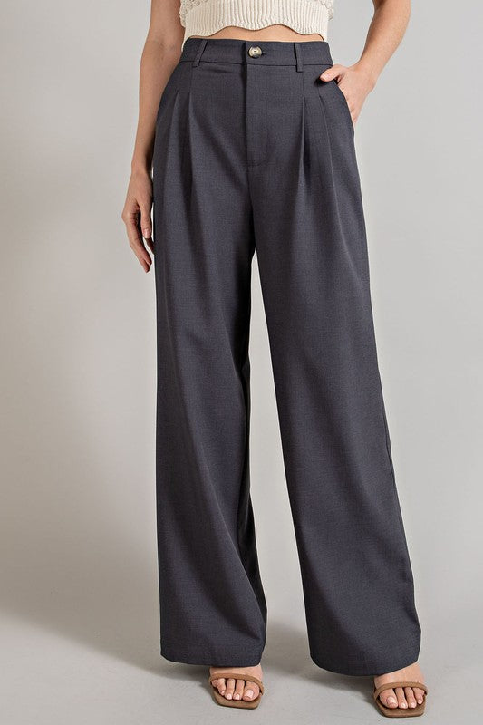 Women's Straight Wide Leg Pants