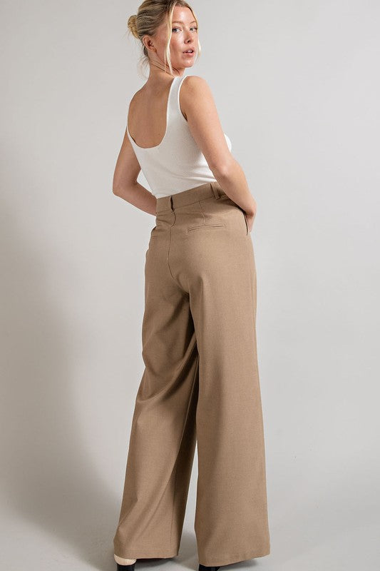 Women's Straight Wide Leg Pants