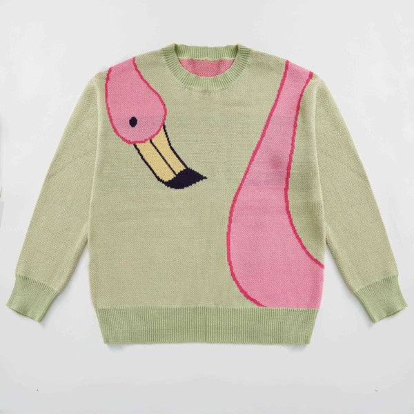 Flamingo sweater