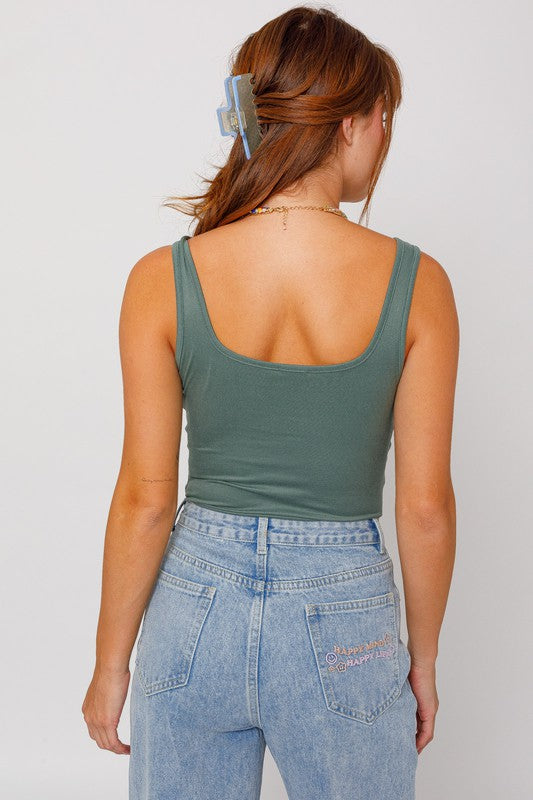 SLEEVELESS BODYSUIT